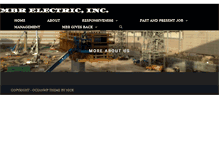 Tablet Screenshot of mbrelectric.com